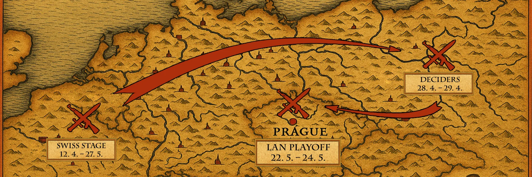 Struktura turnaje — Tipsport Conquest of Prague 2026